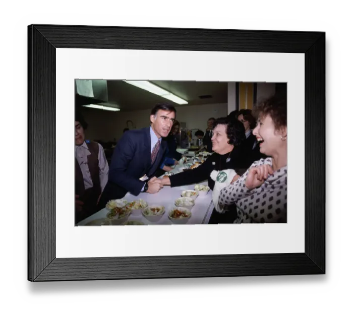 Framed Print : Governor Edmund Brown Campaigning at Banquet Framed Print : Governor Edmund Brown Campaigning at Banquet