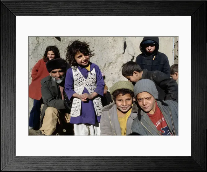 Framed Print : Afghan Children Framed Print : Afghan Children