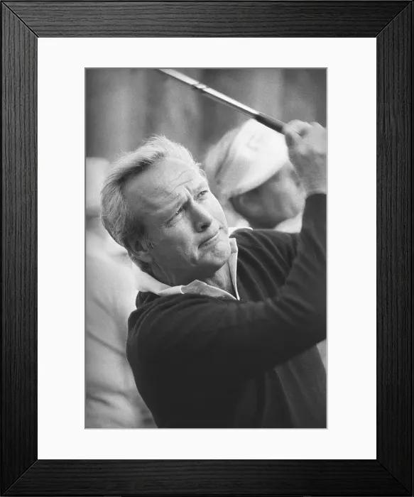 Framed Print : Arnold Palmer Swinging Club Framed Print : Arnold Palmer Swinging Club