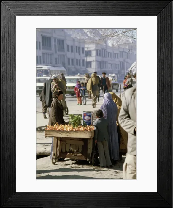 Framed Print : Kabul Street Scene Framed Print : Kabul Street Scene