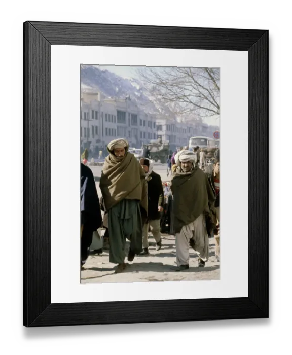 Framed Print : Afghan Men In Kabul