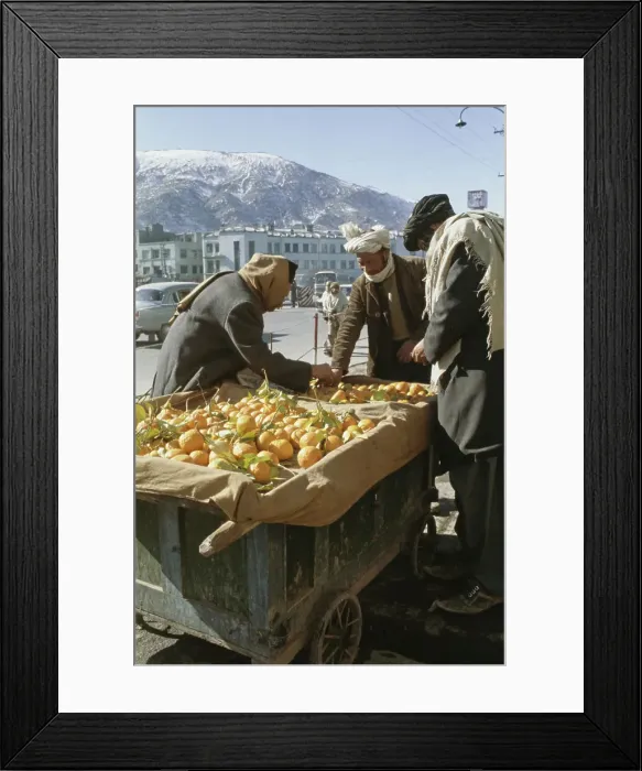 Framed Print : Afghan Fruit Stall Framed Print : Afghan Fruit Stall