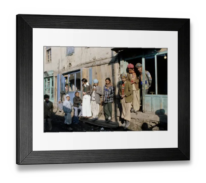 Framed Print : Afghan Men And Boys Framed Print : Afghan Men And Boys
