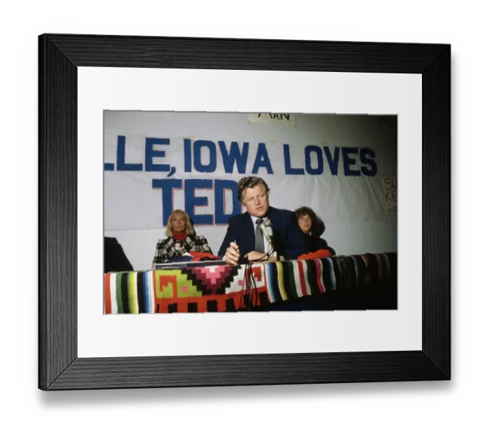 Framed Print : Edward Kennedy With Wife Joan And Son Edward Jr Framed Print : Edward Kennedy With Wife Joan And Son Edward Jr