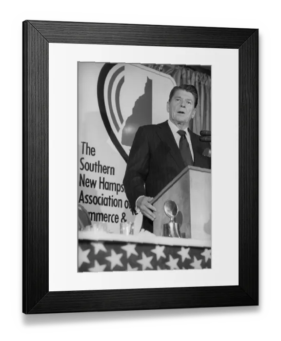 Framed Print : Ronald Reagan at Podium Framed Print : Ronald Reagan at Podium