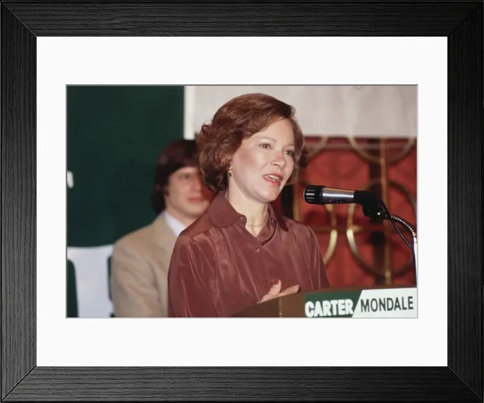 Framed Print : Rosalynn Carter and Son Chip Campaigning Framed Print : Rosalynn Carter and Son Chip Campaigning
