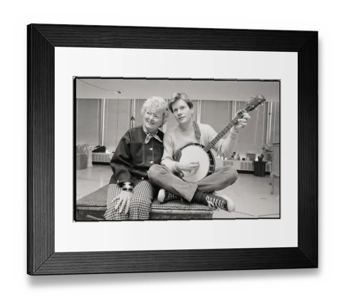 Framed Print : Janet Gaynor & Keith Mcdermott in Harold and Maude on Broadway Framed Print : Janet Gaynor & Keith Mcdermott in Harold and Maude on Broadway
