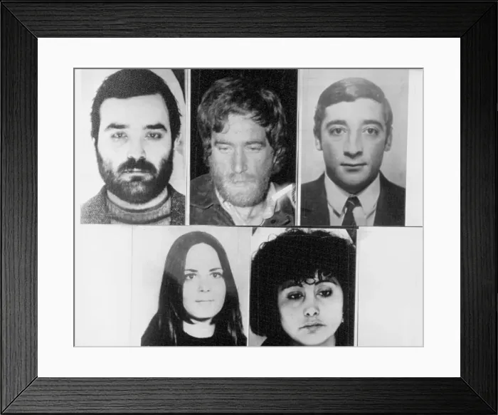 Framed Print : Suspects of the Aldo Moro Kidnapping and Murder