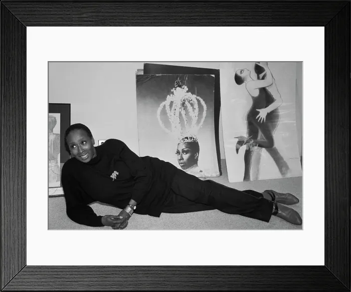 Framed Print : Judith Jamison Laying on Side Framed Print : Judith Jamison Laying on Side