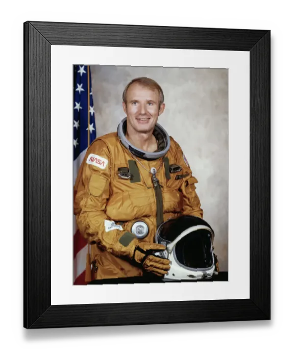 Framed Print : Portrait of Astronaut Vance D. Brand in Uniform Framed Print : Portrait of Astronaut Vance D. Brand in Uniform