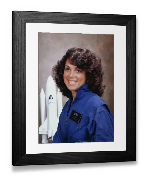 Framed Print : Astronaut Judith A. Resnick in Uniform Framed Print : Astronaut Judith A. Resnick in Uniform