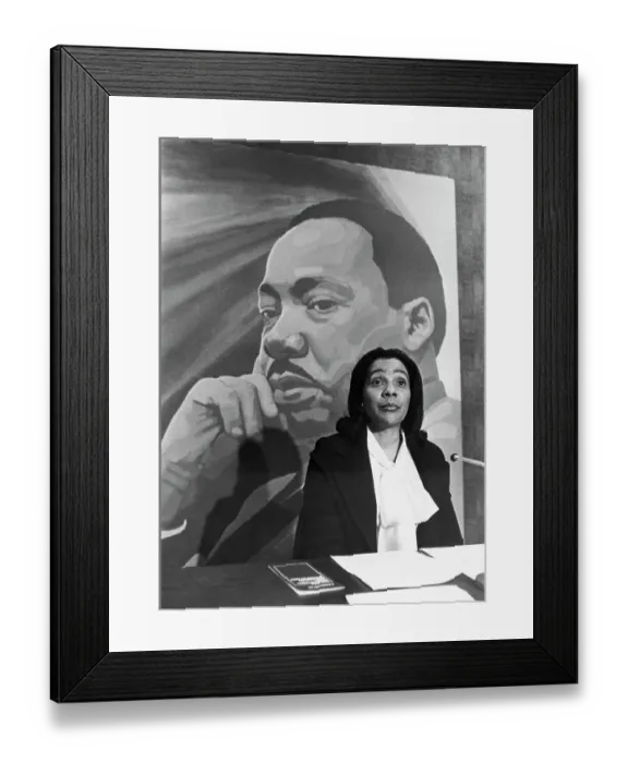 Framed Print : Coretta Scott King Framed Print : Coretta Scott King