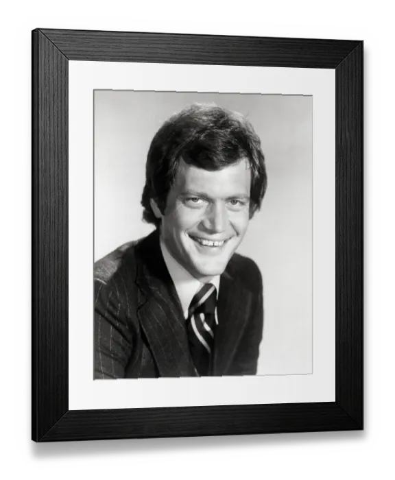 Framed Print : Talk Show Host David Letterman Framed Print : Talk Show Host David Letterman