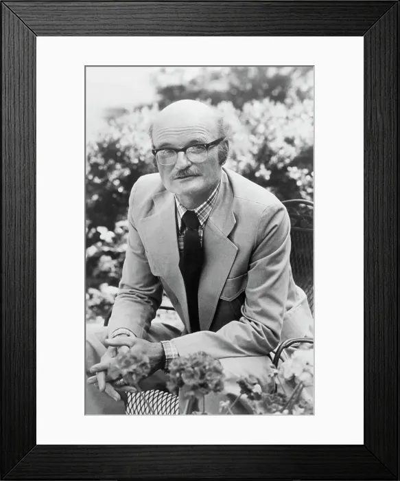 Framed Print : Portrait of John Barth Framed Print : Portrait of John Barth
