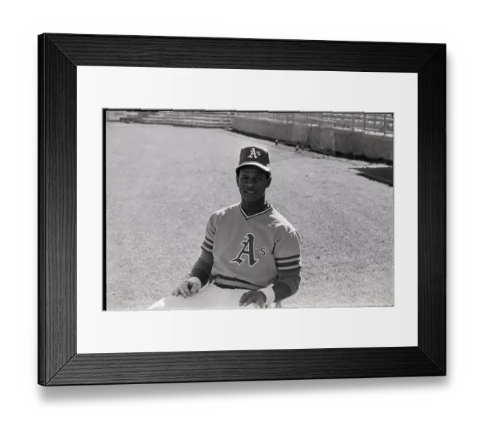 Framed Print : Rickey Henderson, Waist Up Framed Print : Rickey Henderson, Waist Up