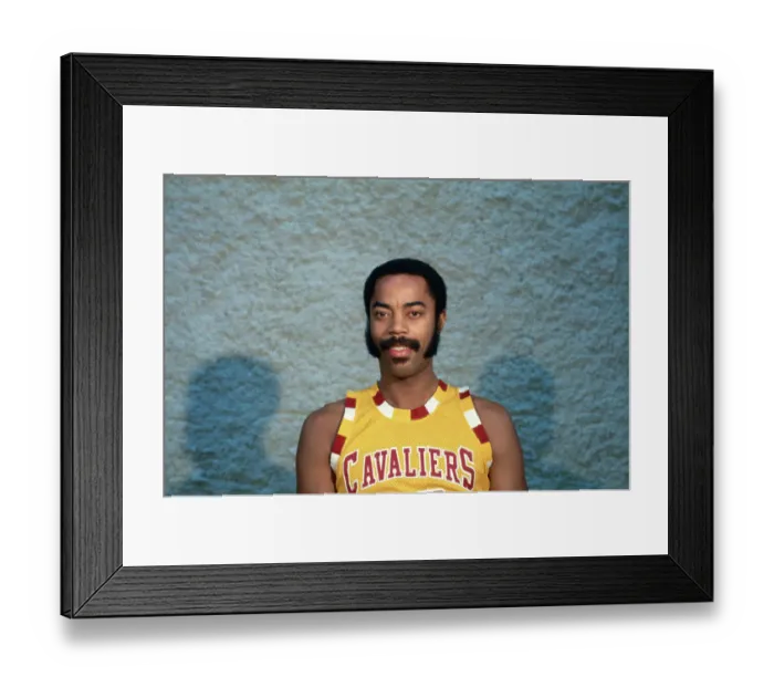 Framed Print : Portrait of Walt Frazier Framed Print : Portrait of Walt Frazier