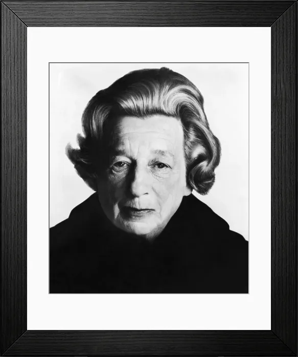 Framed Print : Portrait of Lillian Hellman Framed Print : Portrait of Lillian Hellman