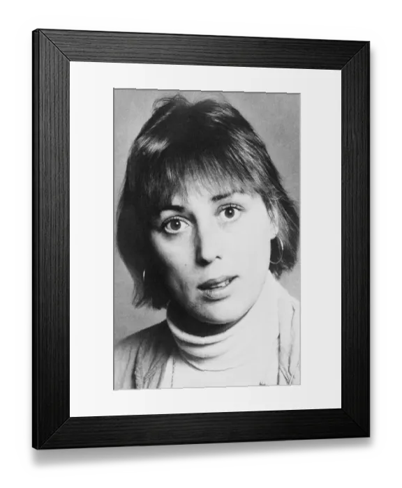 Framed Print : Madeleine Blais Smiling Framed Print : Madeleine Blais Smiling