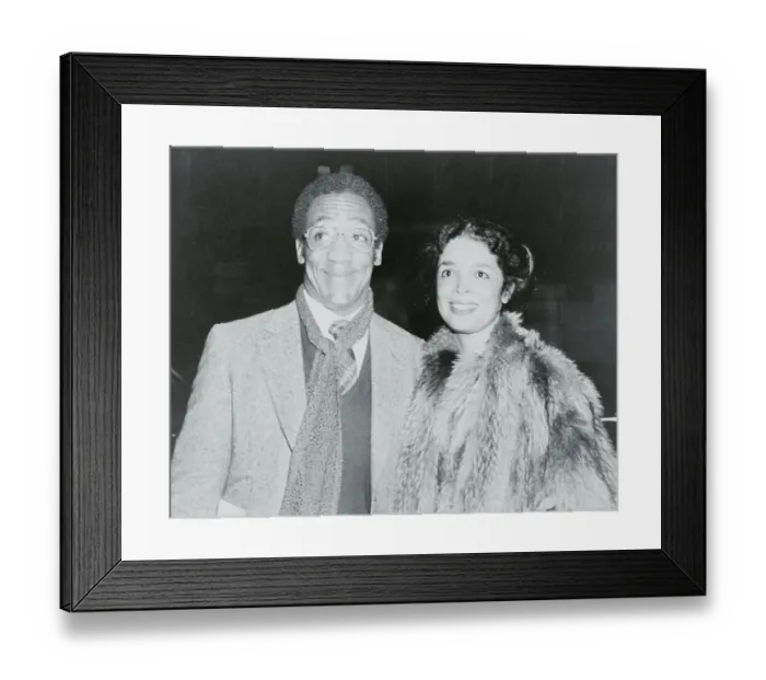 Framed Print : Portrait of Bill and Camille Cosby Framed Print : Portrait of Bill and Camille Cosby