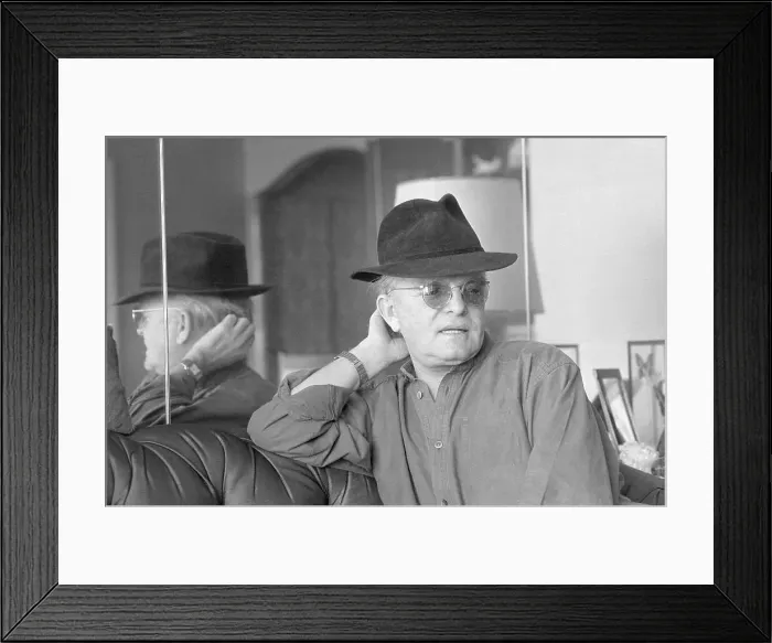 Framed Print : Truman Capote in His Apartment Framed Print : Truman Capote in His Apartment
