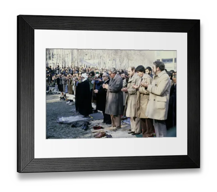 Framed Print : US Clergyman At Prayer Meeting In Tehran Framed Print : US Clergyman At Prayer Meeting In Tehran