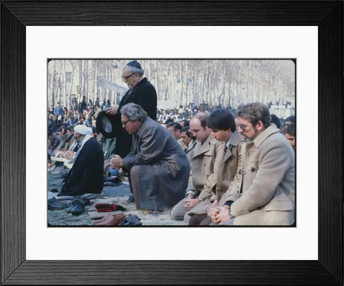 Framed Print : Friday Prayer Meeting Framed Print : Friday Prayer Meeting