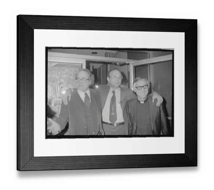 Framed Print : Three American Clergymen Going to Iran Framed Print : Three American Clergymen Going to Iran