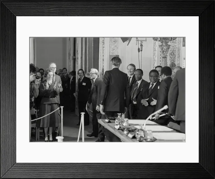 Framed Print : British Delegation at Rhodesia and Zimbabwe's Conference Framed Print : British Delegation at Rhodesia and Zimbabwe's Conference