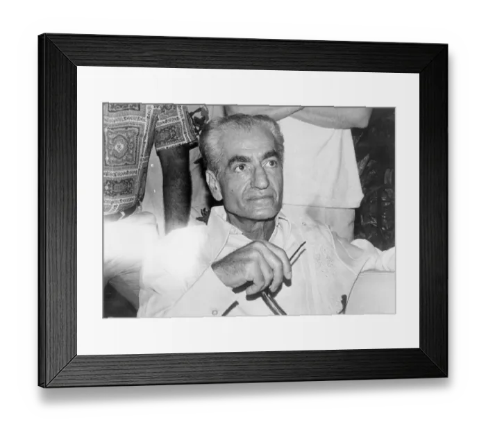 Framed Print : Portrait of Mohammed Reza Pahlevi Framed Print : Portrait of Mohammed Reza Pahlevi