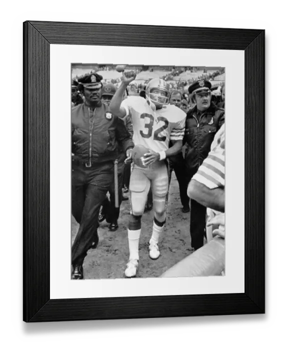 Framed Print : O.J. Simpsons Last Pro-Football Game Framed Print : O.J. Simpsons Last Pro-Football Game