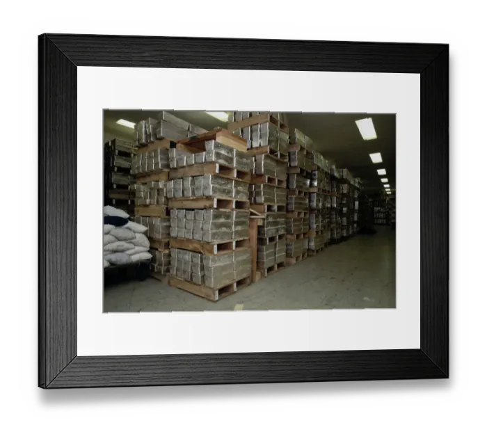 Framed Print : Gold And Silver In Bank Vault Framed Print : Gold And Silver In Bank Vault
