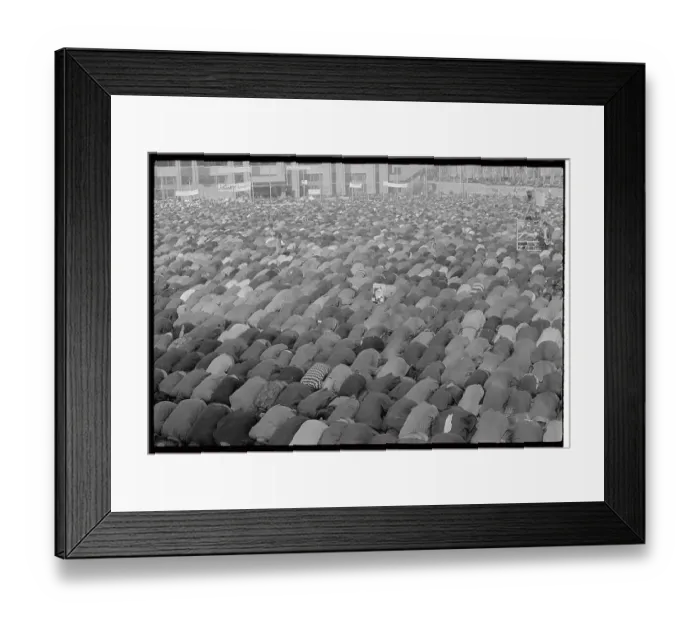Framed Print : Friday Prayer Meeting Framed Print : Friday Prayer Meeting