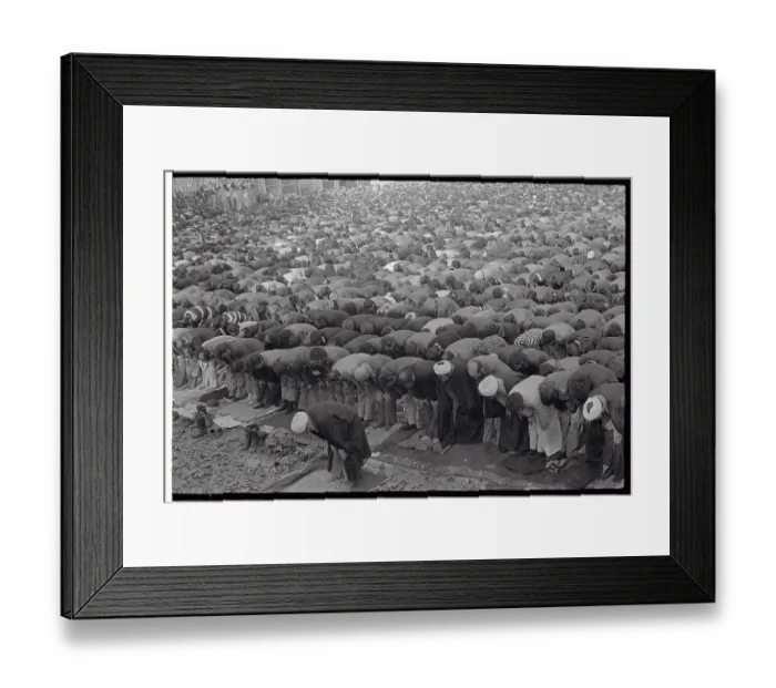 Framed Print : Friday Prayer Meeting Framed Print : Friday Prayer Meeting