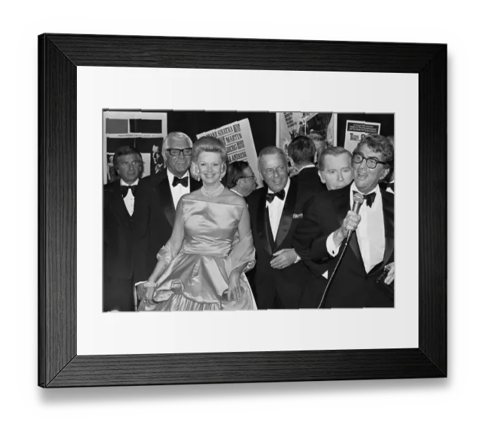 Framed Print : Frank Sinatra and Friends At Gala Framed Print : Frank Sinatra and Friends At Gala