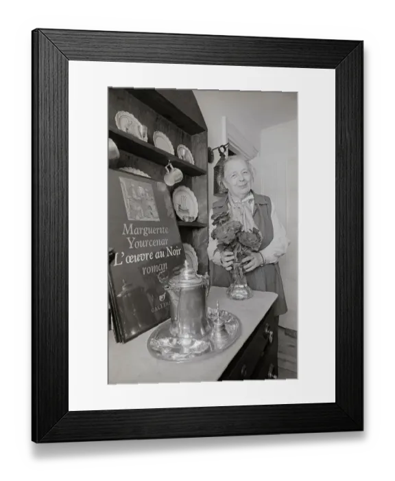 Framed Print : Marguerite Yourcenar Framed Print : Marguerite Yourcenar