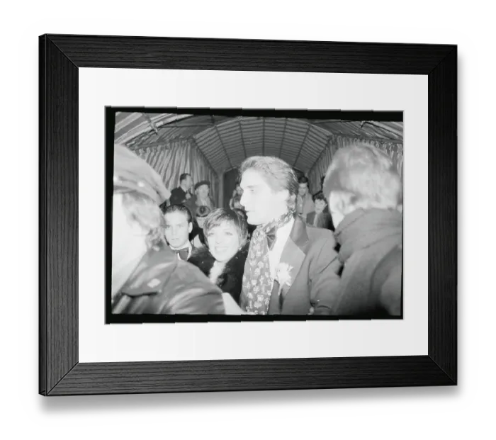 Framed Print : Liza Minnelli Arriving at Reception with Husband Framed Print : Liza Minnelli Arriving at Reception with Husband