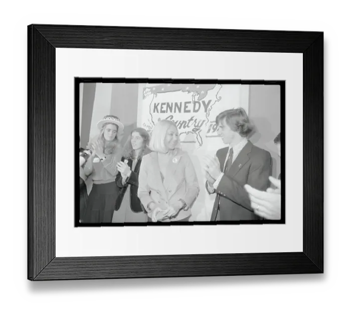 Framed Print : Joan Kennedy Receiving an Applause Framed Print : Joan Kennedy Receiving an Applause