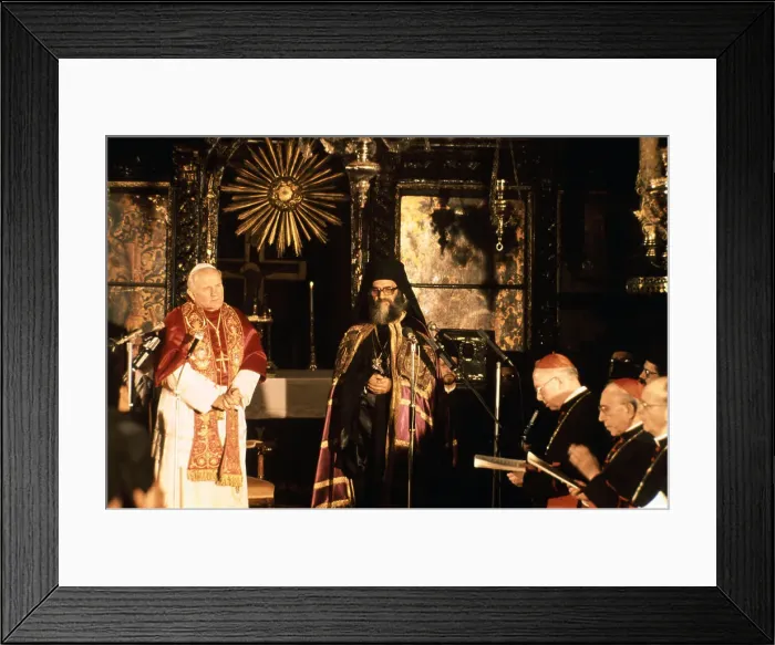 Framed Print : Pope on an Official Visit to Turkey