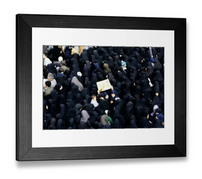 Framed Print : Women Protesting In Tehran Framed Print : Women Protesting In Tehran