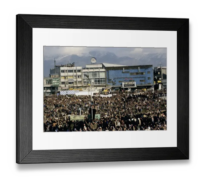 Framed Print : Protest In Tehran