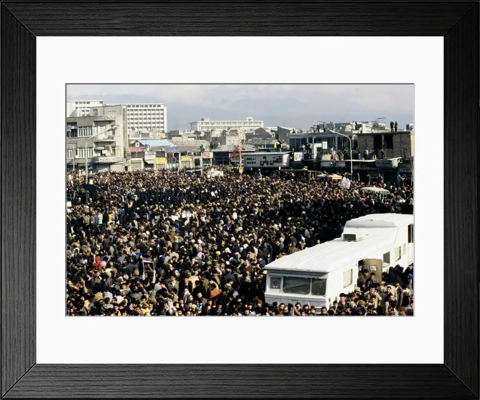 Framed Print : Protest In Tehran