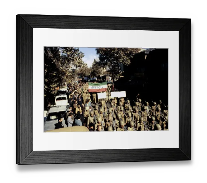 Framed Print : Protest In Tehran