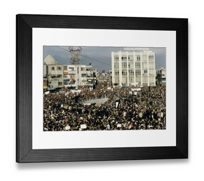 Framed Print : Protest In Tehran