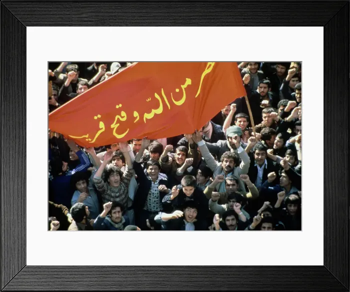 Framed Print : Protest In Tehran