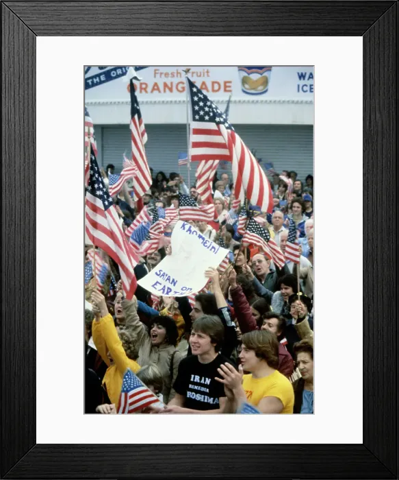 Framed Print : Anti-Iran Protest Framed Print : Anti-Iran Protest