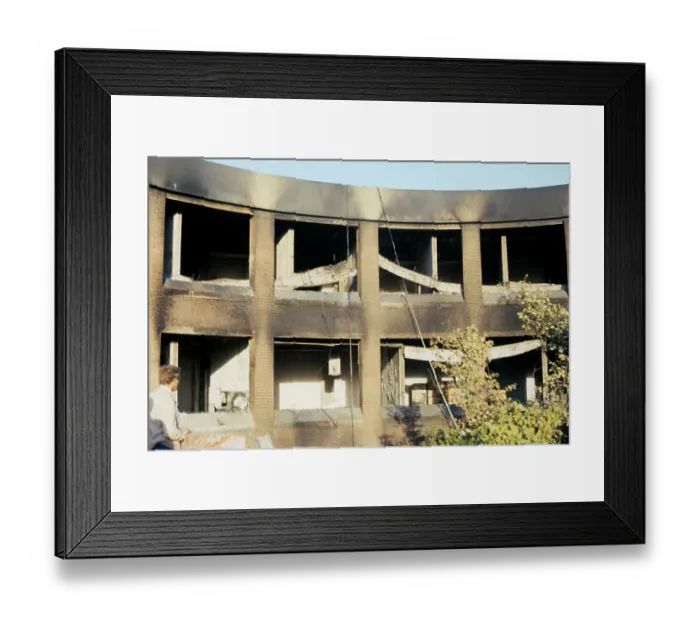 Framed Print : US Embassy In Islamabad After Attack