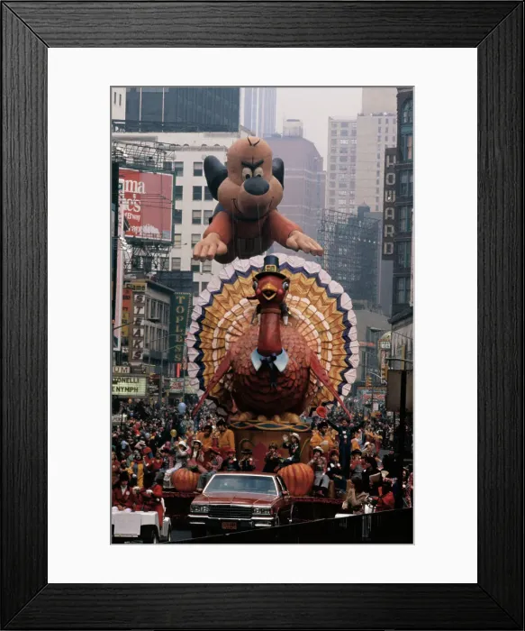 Framed Print : Floats Participating in Thanksgiving Day Parade Framed Print : Floats Participating in Thanksgiving Day Parade