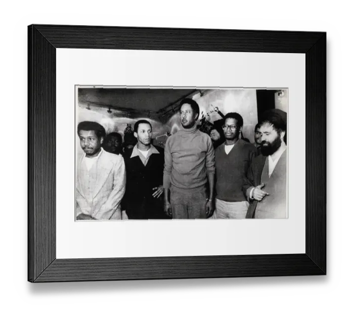 Framed Print : Ayatollah's Son with Released Hostages Framed Print : Ayatollah's Son with Released Hostages