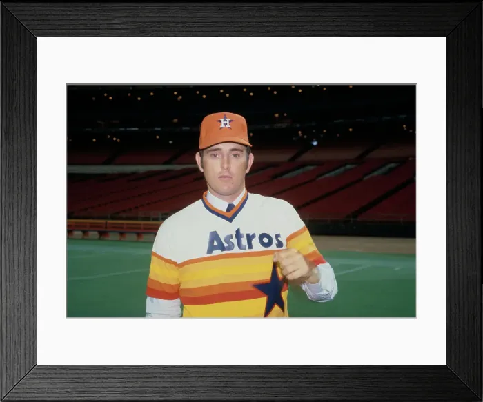 Framed Print : Portrait of Nolan Ryan Framed Print : Portrait of Nolan Ryan