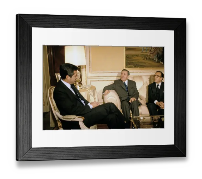 Framed Print : Adolfo Suarez, Andrei Gromyko And Marcelino Oreja Framed Print : Adolfo Suarez, Andrei Gromyko And Marcelino Oreja